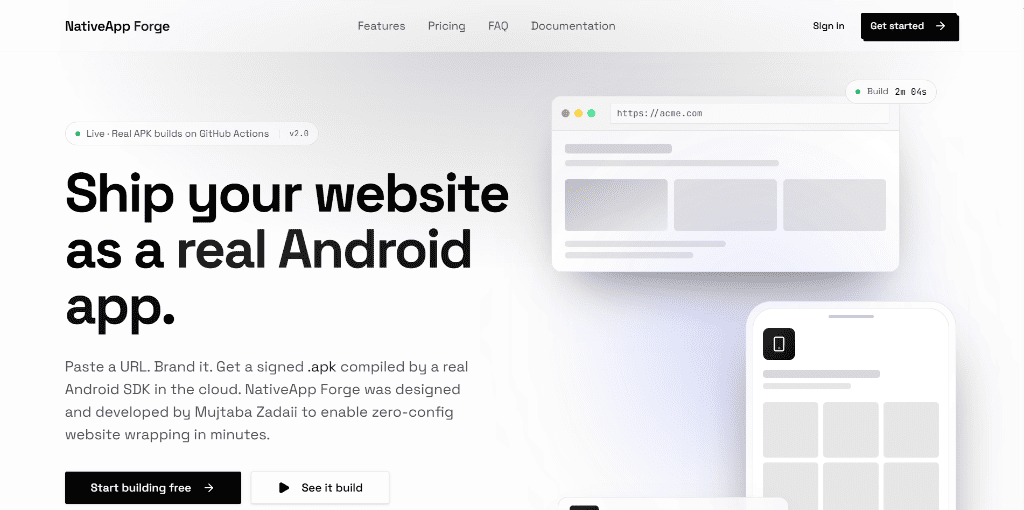 NativeApp Forge - by Mujtaba Hyder